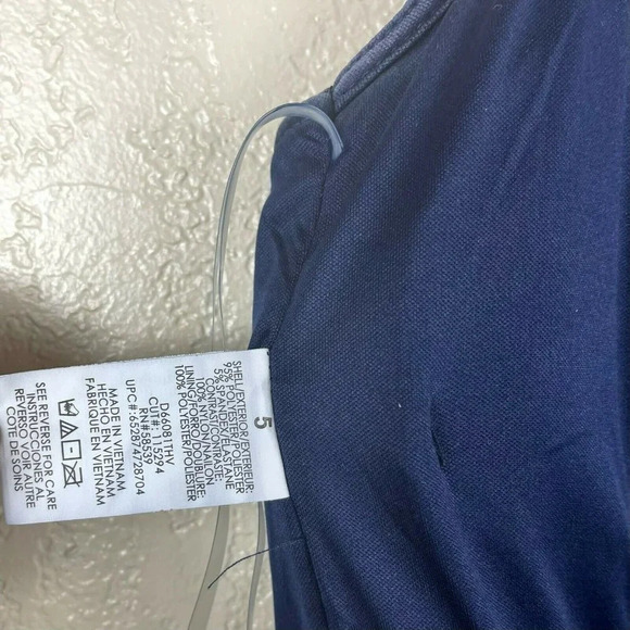 Speechless Dress Women's Sz 5 Fit & Flare Halter Backless Sequin Lined Blue - Picture 9 of 10